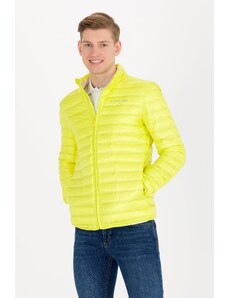U.S. Polo Assn. Erkek Neon Sarı Mont