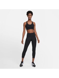 Nike Dri-Fit Fast Crop Kadın Siyah Tayt