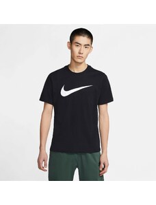 Nike Sportswear Icon Swoosh Erkek Siyah T-Shirt