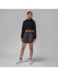 Jordan Spt Crop Fleece Kadın Siyah Sweatshirt