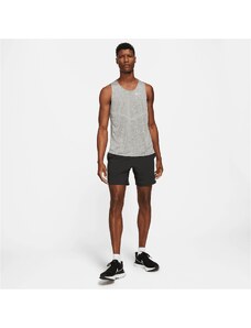 Nike Dri-Fit Rise 365 Tank Erkek Gri Kolsuz T-Shirt