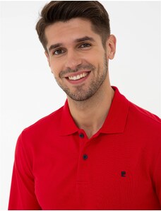 Pierre Cardin Kırmızı Slim Fit Basic Sweatshirt
