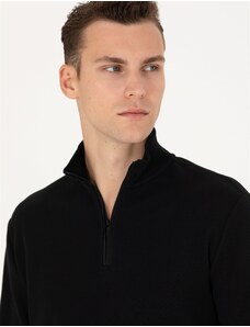 Pierre Cardin Siyah Regular Fit Sweatshirt