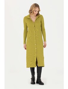 U.S. Polo Assn. Kadın Fıstık Yeşili Triko Elbise