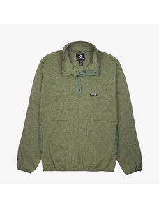Converse Transitional Knit Popover Erkek Yeşil Sweatshirt