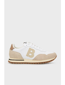 Boss Logolu Deri Sneaker Erkek Ayakkabı 50485712 122 Beyaz-bej