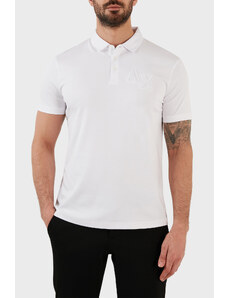 Armani Exchange Pamuklu Regular Fit Polo T Shirt Erkek Polo Yaka T Shirt 3rzfhe Zjzez 1100 Beyaz