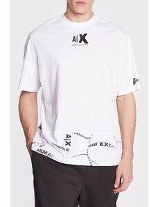 Armani Exchange Logolu % 100 Pamuk Regular Fit Bisiklet Yaka Erkek T Shirt 3rzmfe Zj8ez 21bx Beyaz