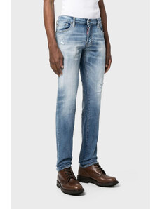 Dsquared2 Slim Pamuklu Normal Bel Slim Fit Düz Paça Jeans Erkek Kot Pantolon S71lb1175 S30664 470 Lacivert