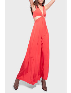 Pinko Cut Out Detaylı Regular Fit Uzun Bayan Elbise 100932 A0rm R04 Kırmızı