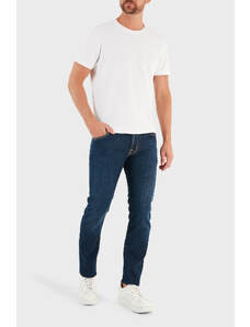 Jacob Cohen Streç Pamuklu Slim Fit Dar Paça Jeans Erkek Kot Pantolon Uqe06 S2851 504d Lacivert