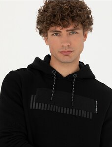 Pierre Cardin Siyah Regular Fit Sweatshirt