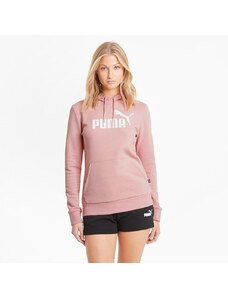 Puma Essentials Logo Kadın Pembe Kapüşonlu Sweatshirt