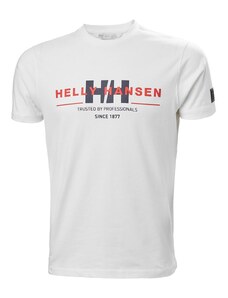 Helly Hansen Rwb Graphic Erkek Beyaz Bisiklet Yaka Tişört
