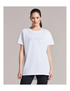 Skechers Graphic Crew Neck Kadın Beyaz Tişört