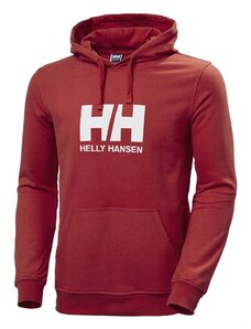 Helly Hansen HH Erkek Kırmızı Baskılı Kapüşonlu Sweatshirt