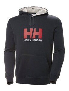 Helly Hansen HH Erkek Lacivert Baskılı Kapüşonlu Sweatshirt