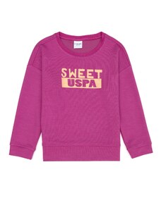 U.S. Polo Assn. Kız Çocuk Menekşe Sweatshirt