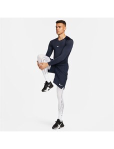 Nike Pro Dri-Fit Top Erkek Mor Uzun Kollu T-Shirt