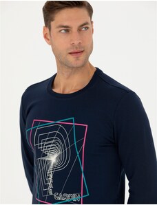 Pierre Cardin Lacivert Regular Fit Sweatshirt