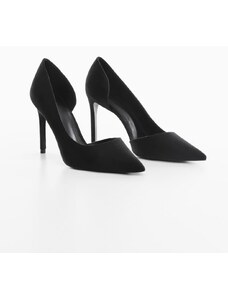 Mango Kadın Asimetrik Topuklu Ayakkabı Siyah