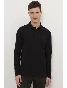 U.S. Polo Assn. Erkek Siyah Basic Sweatshirt