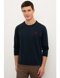 U.S. Polo Assn. Erkek Lacivert Basic Sweatshirt