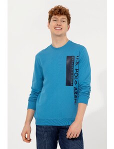 U.S. Polo Assn. Erkek Kobalt Mavi Sweatshirt