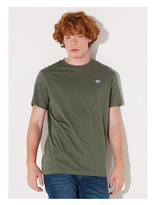 Lee Erkek Yeşil Yuvarlak Yaka Tişört