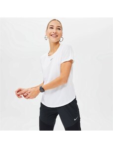 Nike One Dri-Fit Standart Kadın Beyaz T-Shirt