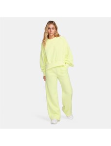 Nike Sportswear Plush Crop Crew Kadın Yeşil Sweatshirt