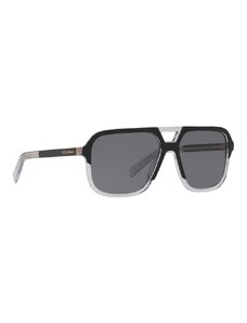 Dolce&Gabbana DG4354 Kare Siyah Polarize Erkek Güneş Gözlüğü