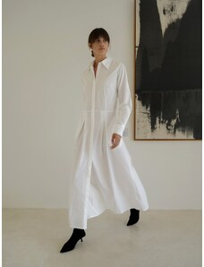 Luciee Callista Shirt Dress In White