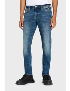 Armani Exchange J14 Düşük Bel Dar Paça Slim Fit Jeans Erkek Kot Pantolon 6rzj14 Z18wz 1500 Lacivert