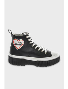Love Moschino Hakiki Deri Bilekli Sneaker Bayan Ayakkabı Ja15595g1gıa0000 Siyah