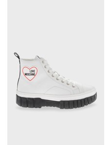 Love Moschino Logolu Hakiki Deri Bilekli Sneaker Bayan Ayakkabı Ja15595g1gıa0100 Beyaz