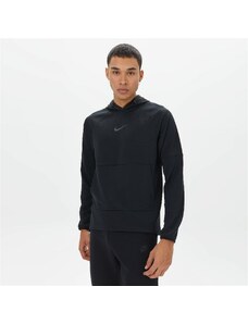 Nike Pro Dri-Fit Fleece Erkek Siyah Sweatshirt