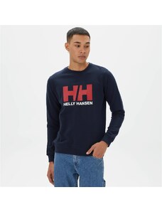 Helly Hansen Logo Crew Erkek Lacivert Sweatshirt