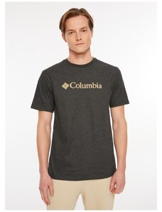 Columbia Antrasit Melanj Erkek O Yaka Baskılı T-Shirt 9110141012_CS0287