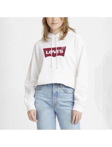 Levi's Graphic Standard Hoodie Kadın Beyaz Kapüşonlu Sweatshirt
