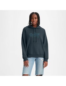 Levi's Graphic Standard Kadın Siyah Dik Yaka Sweatshirt