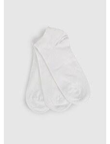 Beyaz Miovela MVE01 3'lü Beyaz Patik Düz Erkek Çorabı