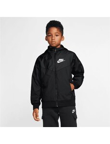 Nike Sportswear Wildrunner Çocuk Siyah Ceket