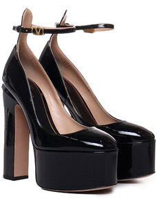 Valentino Garavani Kadınlar İçin Topuklu Sandaletler, Tango Pump With Platform 155 Mm, Siyah, Rugan, 2024, 10 8.5