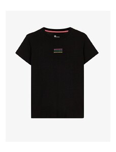 Skechers Essential Kadın Siyah Yuvarlak Yaka Tişört