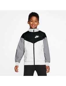 Nike Sportswear Çocuk Beyaz Yağmurluk