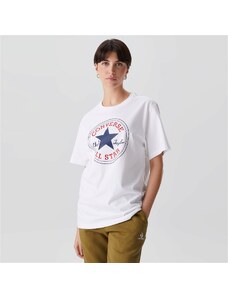 Converse Go-To All Star Patch Logo Unisex Beyaz T-Shirt