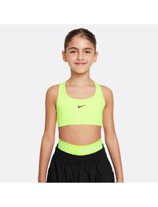 Nike Dri-Fit Swoosh Çocuk Sarı Bra