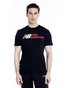 New Balance 1354 Erkek Siyah Yuvarlak Yaka Tişört