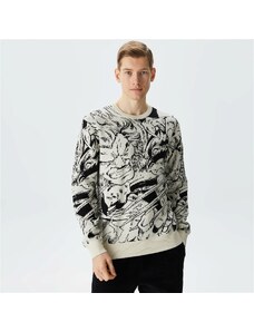 Huf Epic Showdown Crew Sweater Erkek Siyah/Beyaz Sweatshirt